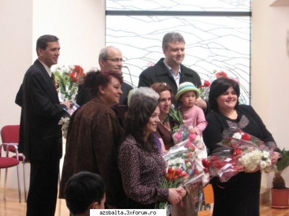 si florile oferite de biserica adventista balta alba dar si de fratii celor care sau botezat pentru